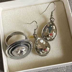 Premier jewelry earrings and ring